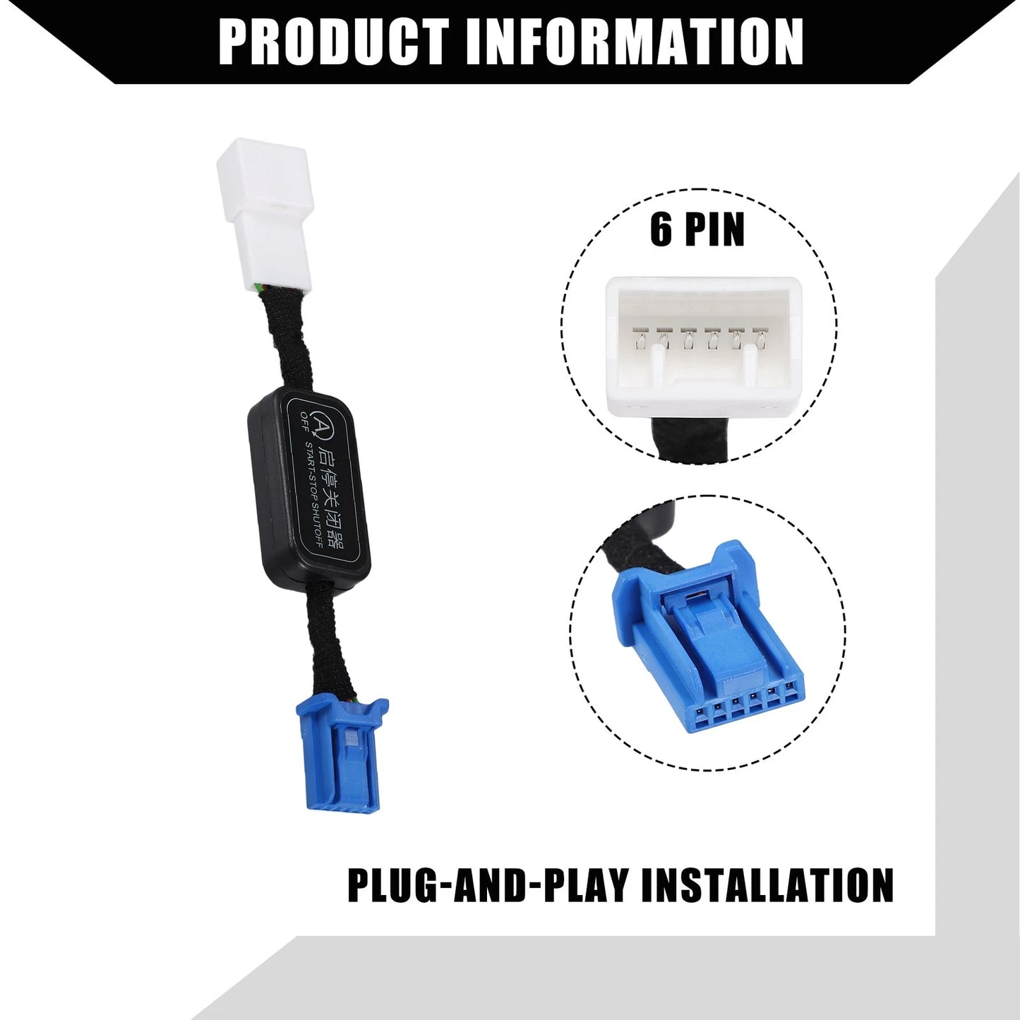 Auto Start Stop A-Off Cable for Toyota Highlander (2022-2023)