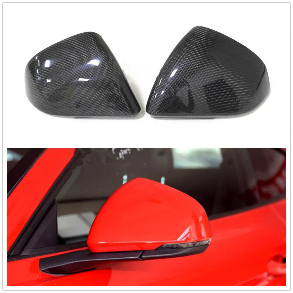 Carbon Fiber Mirror Covers for Ford Mustang (2015-2022)