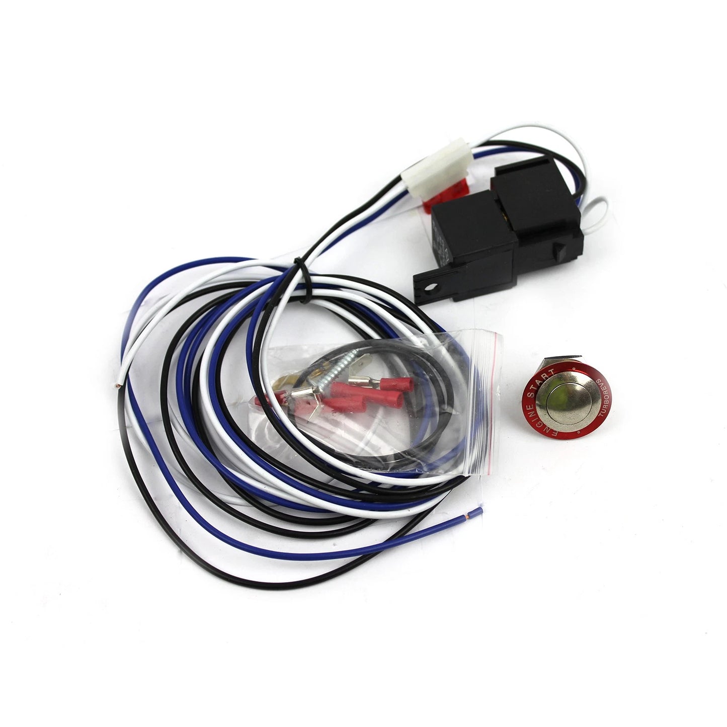 Race Engine Push Start Button with Relay for Car Models