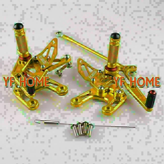 Gold Rear Set Footpeg Rearset for Kawasaki Ninja ZX10R (2008-2010)