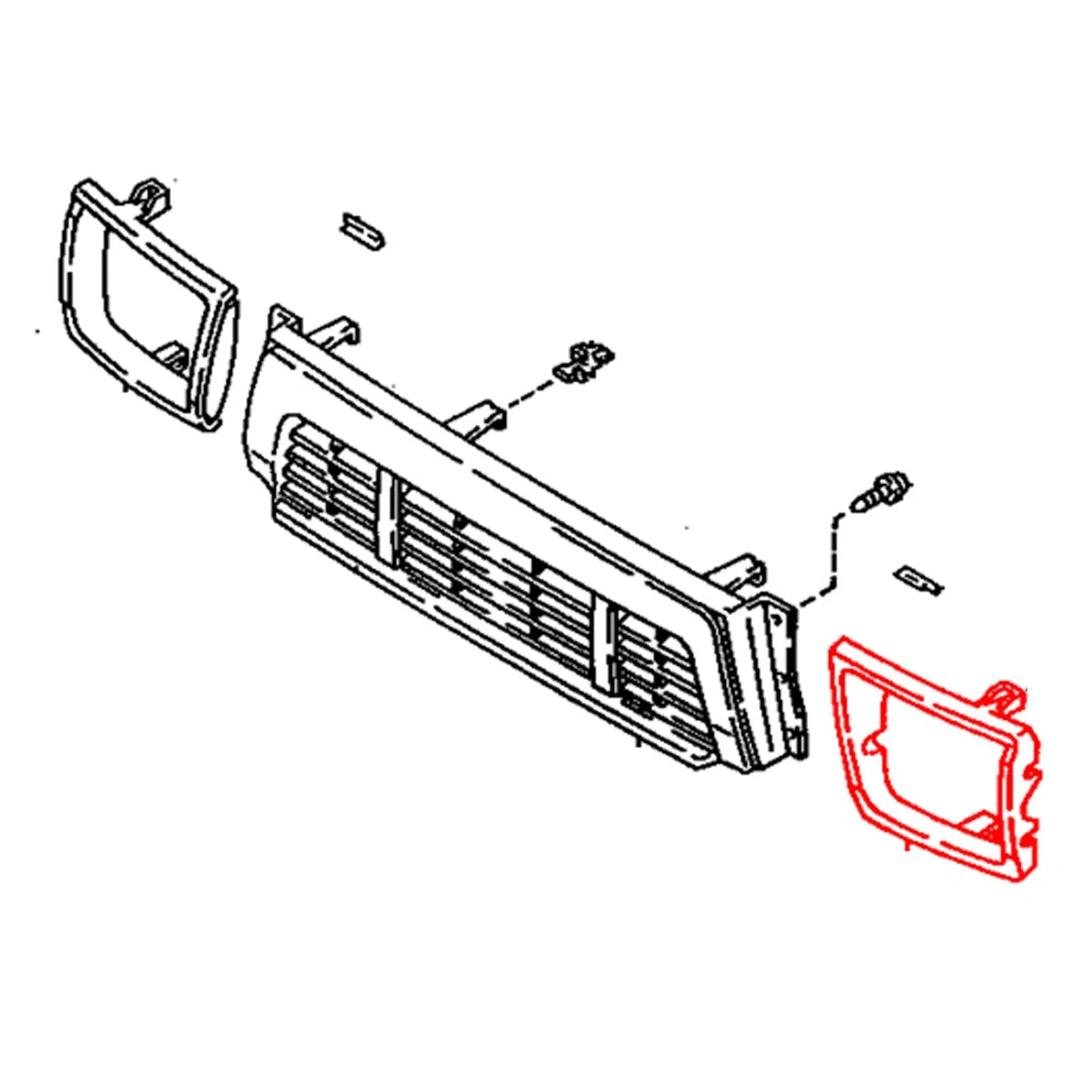 Head Light Door LH for Toyota Hilux 4WD 1988-1997