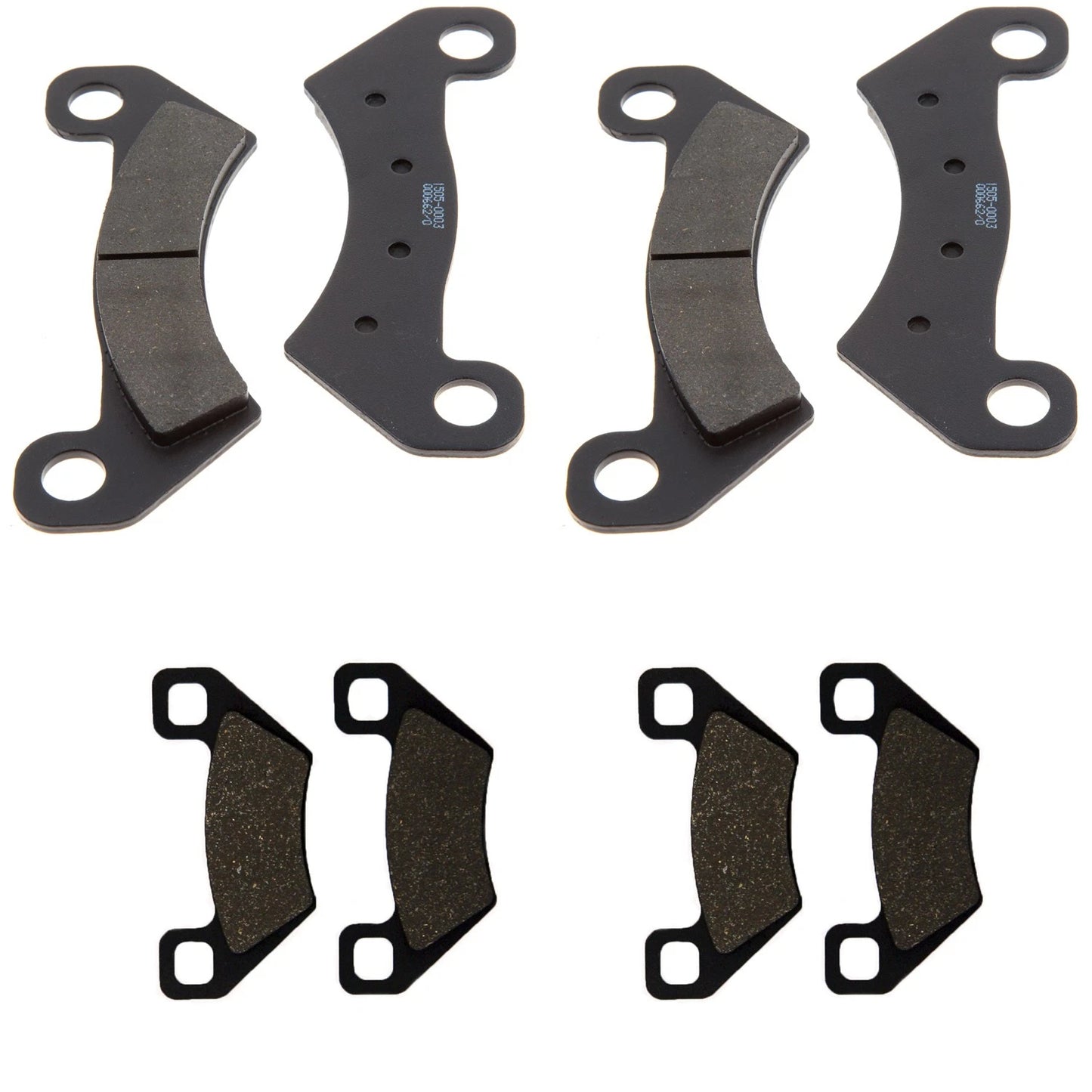 Front & Rear Brake Pads for Arctic Cat Wildcat 1000 (2013–2016)