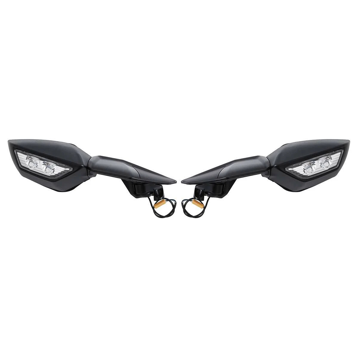 Rear View Mirrors W/ LED Turn Signals for Kawasaki Ninja H2 (2015 - 2024)
