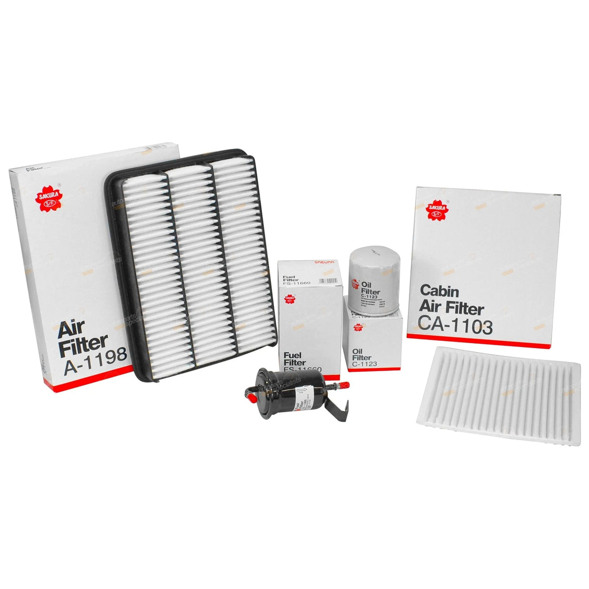 Air Oil Fuel Cabin Filter for Prado RZJ120 (2002–2004)