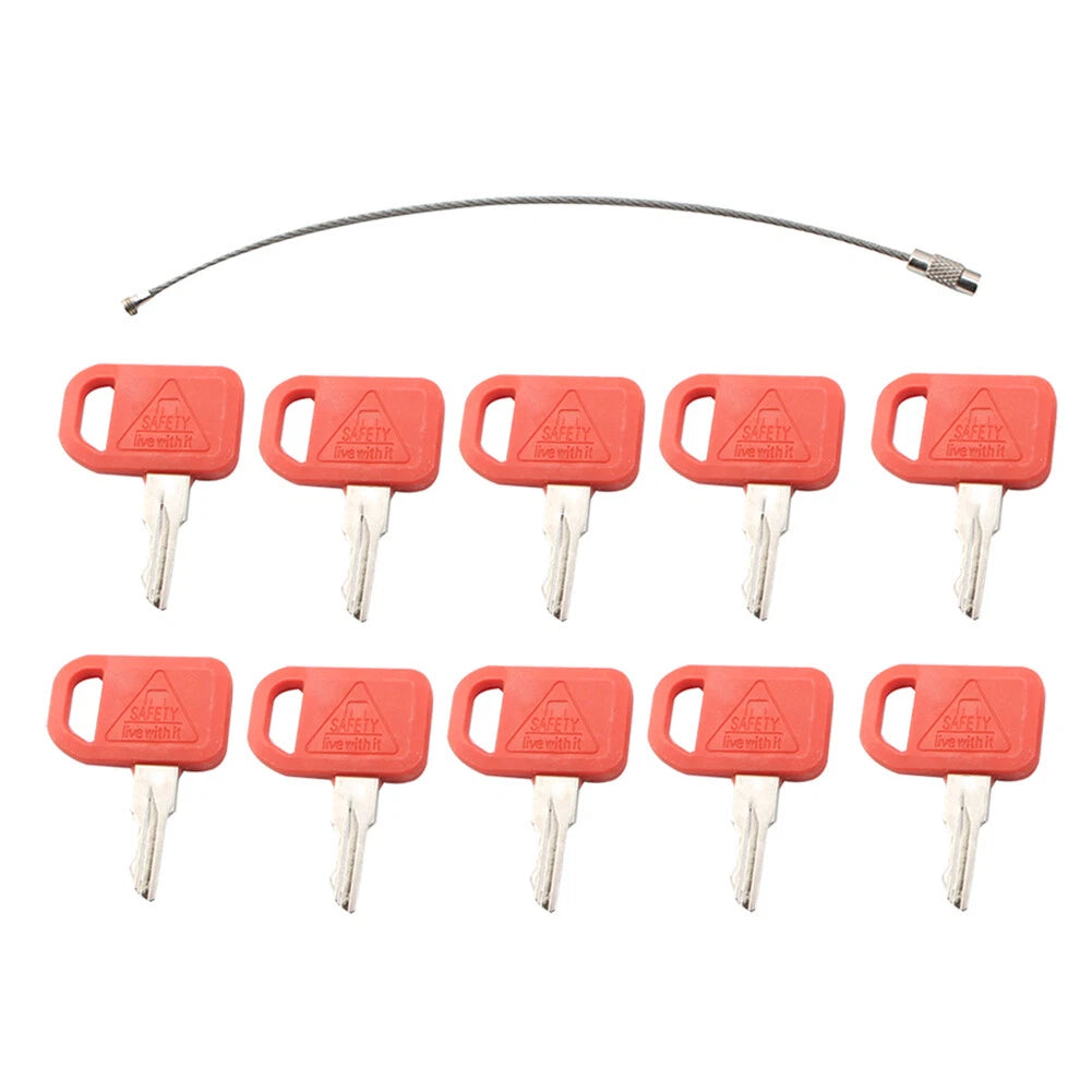 Key for John Deere Skid-Steer Loader 260 280 CT332 323D 323E - 10 pcs