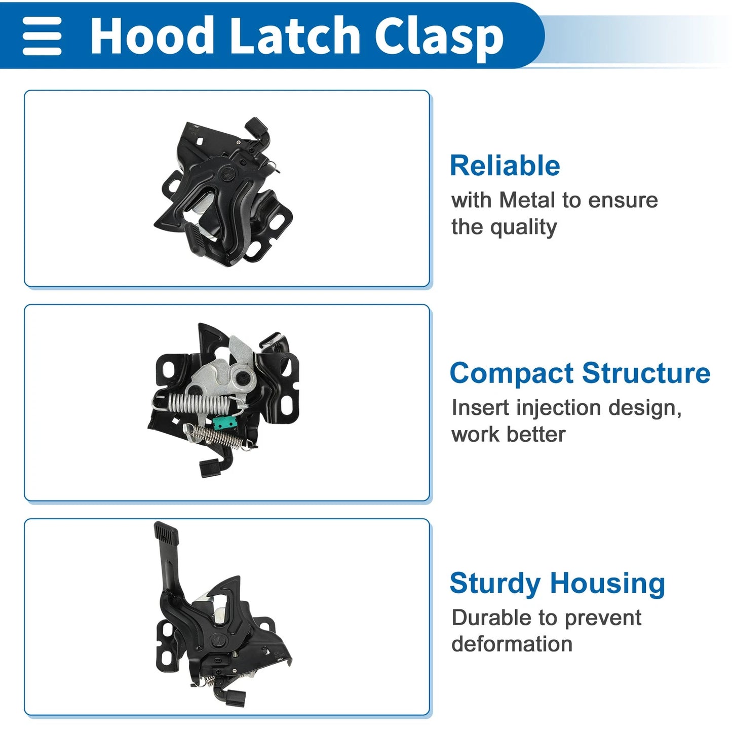 Hood Latch Assembly for Honda Accord 2013-2017 (2013-2017)