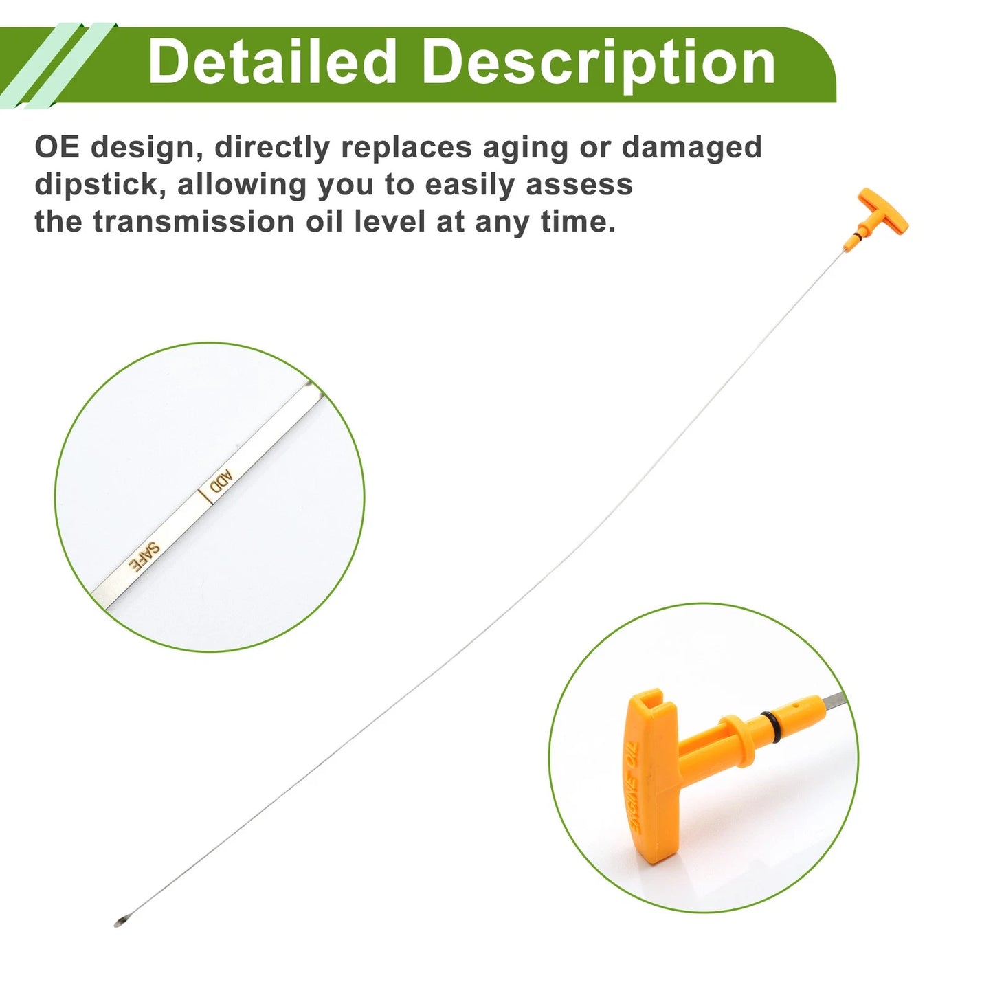 Engine Oil Dipstick for Dodge Ram 1500 8 Cyl 5.2L (1997-2001)