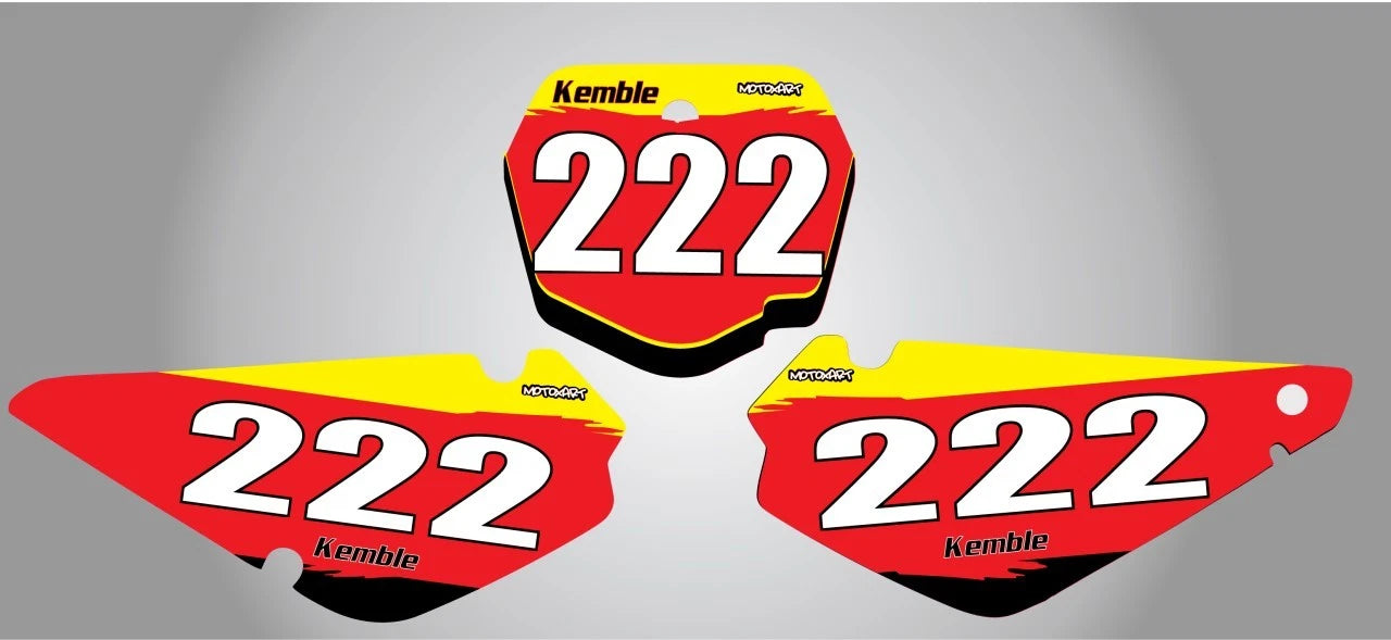 Custom Number Plate Graphics for Suzuki RM 85 (All Years)