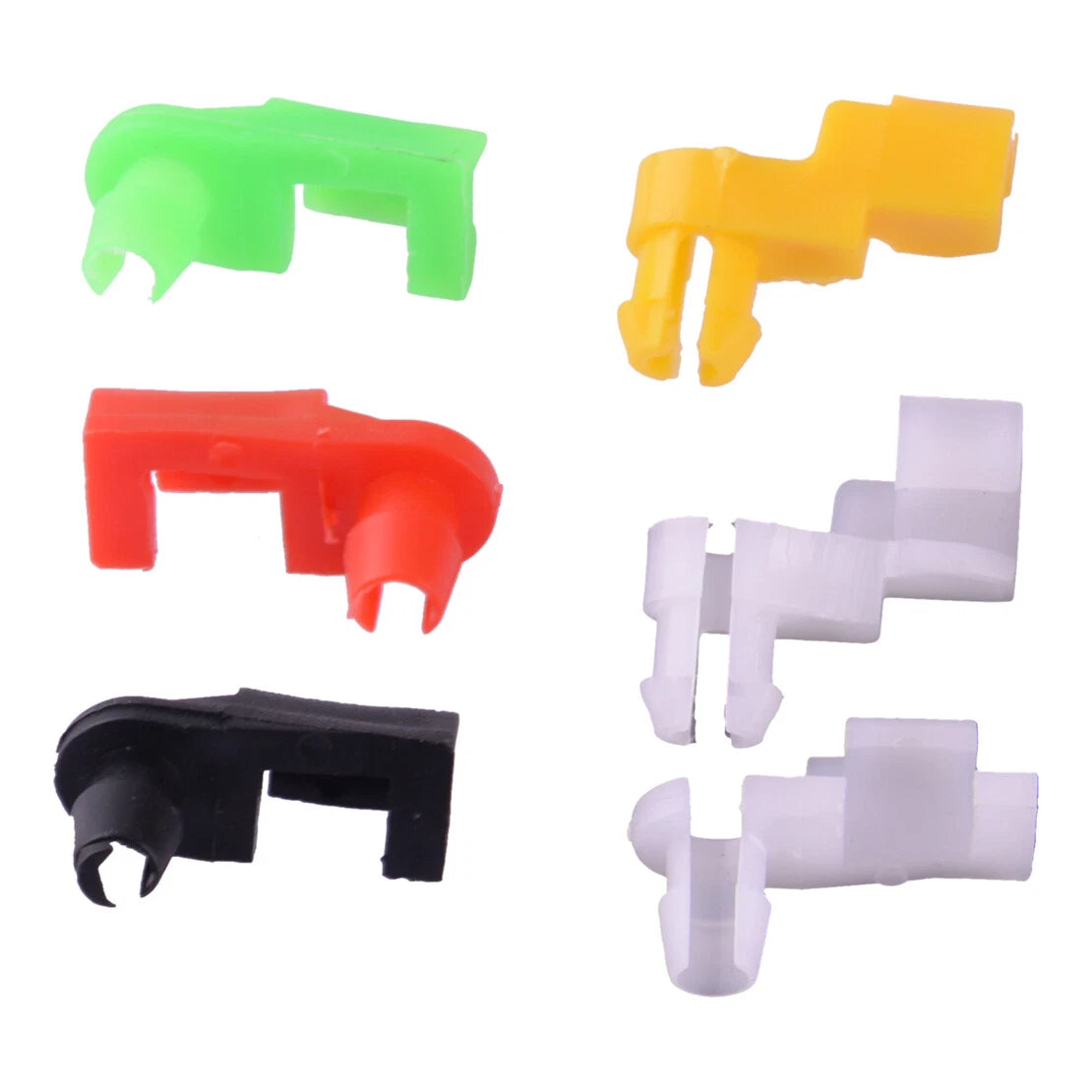 24 x Nylon Plastic Car Rivets Clips for Door Lock Rods