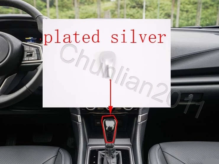 Gear Box Head Knob Cover Trim for 2019-2023 Subaru Forester Matte ABS