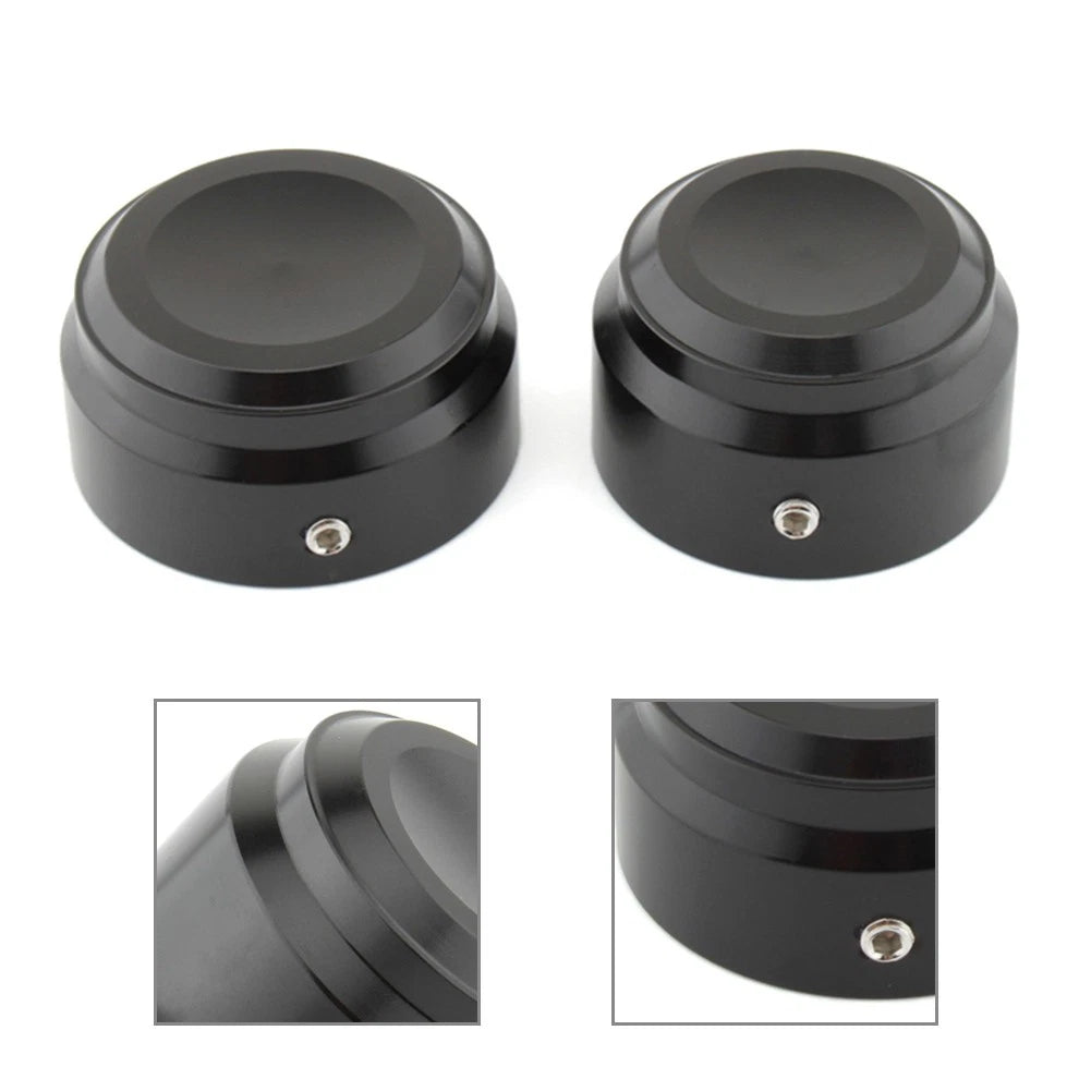 Rear Axle Covers 2 x Black Aluminum for Harley Nightster 975 (2022+)