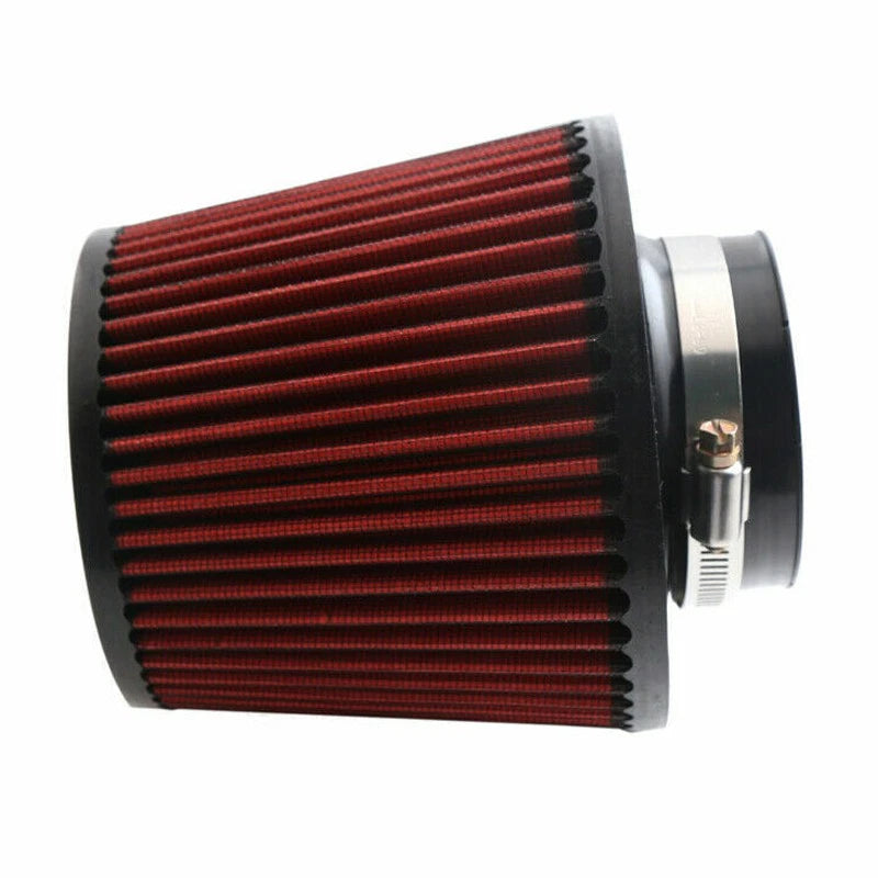 High Performance 4" Cold Air Intake Cone Dry Filter for Red 100mm (2023)