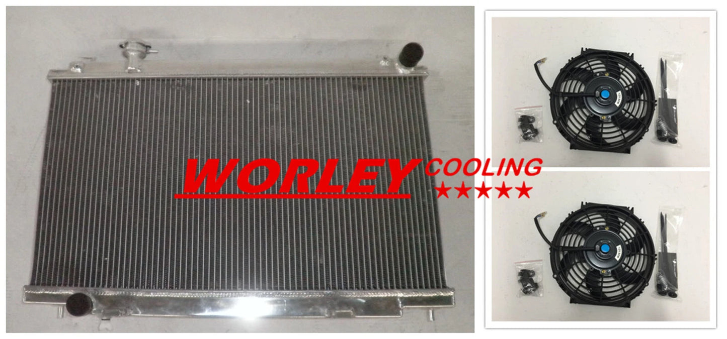 Aluminum Radiator & Fan for Nissan Fairlady 350Z Z33 (2003-2006)