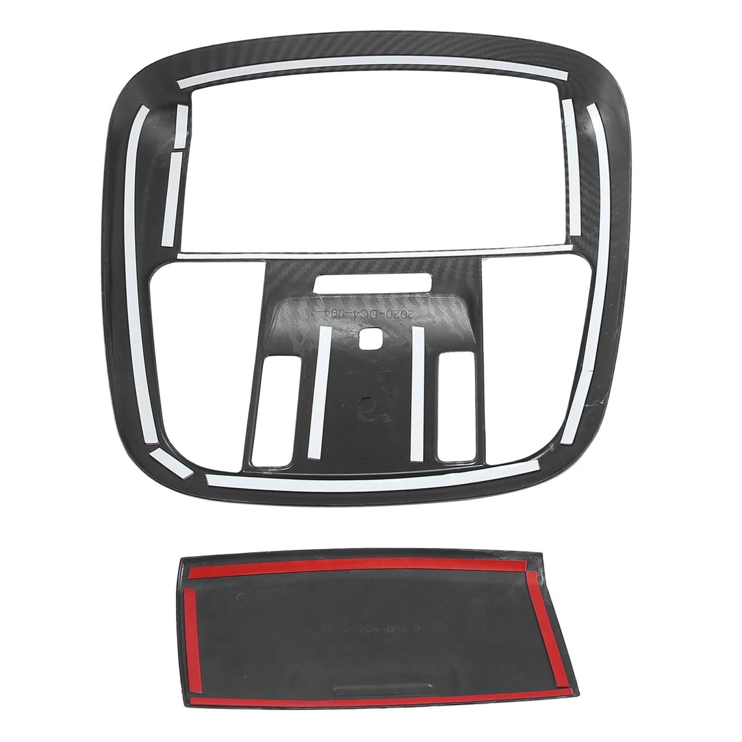 Carbon Fiber Roof Reading Light Lamp Cover Trim for Dodge Charger (2011-2021)