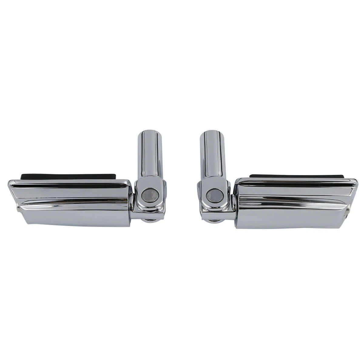 Pair Chrome Passenger Foot Pegs for Harley Softail Slim (2012-2017)