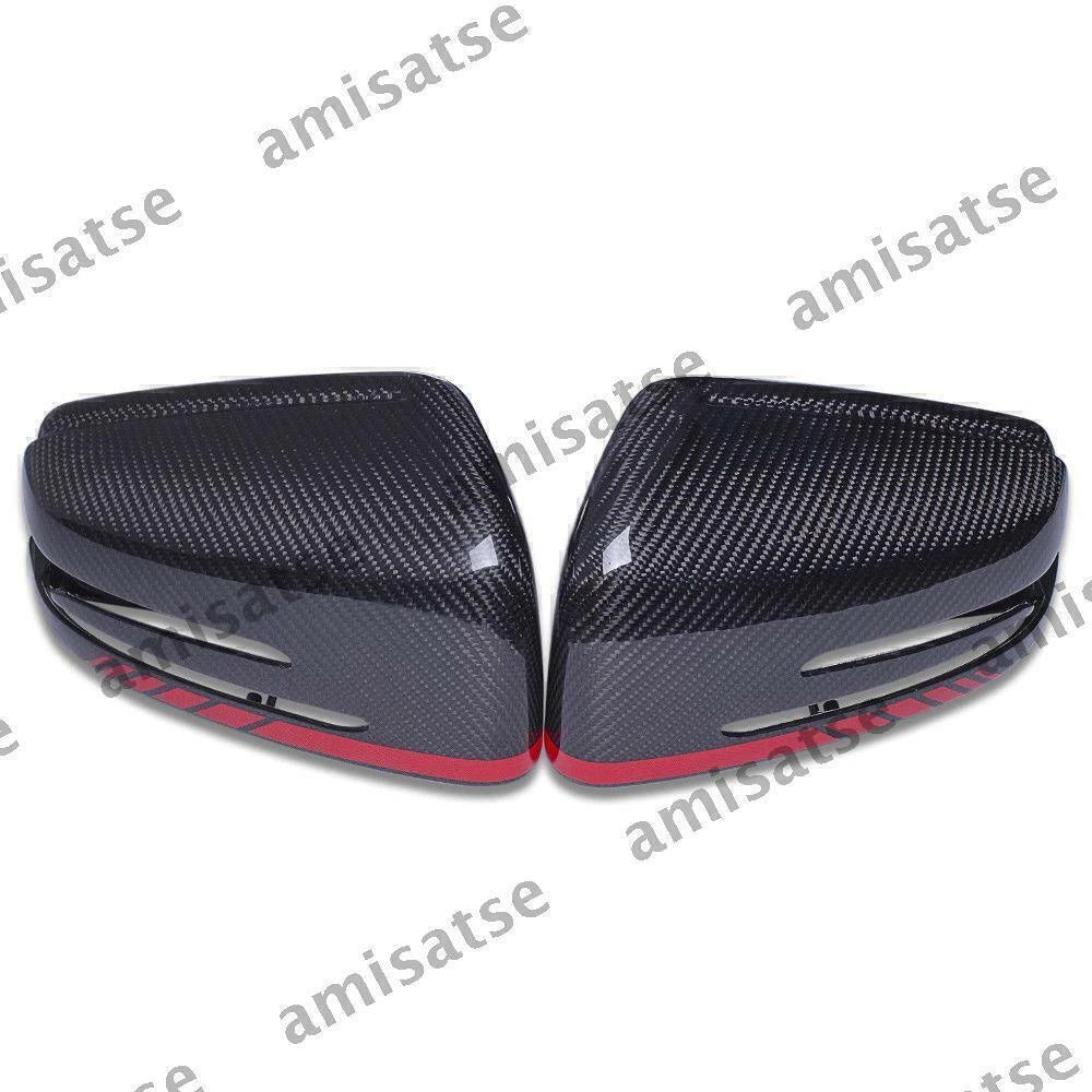 Carbon Fiber Mirror Covers for Mercedes W204 W218 W221 W246 W117 (2011-2023)