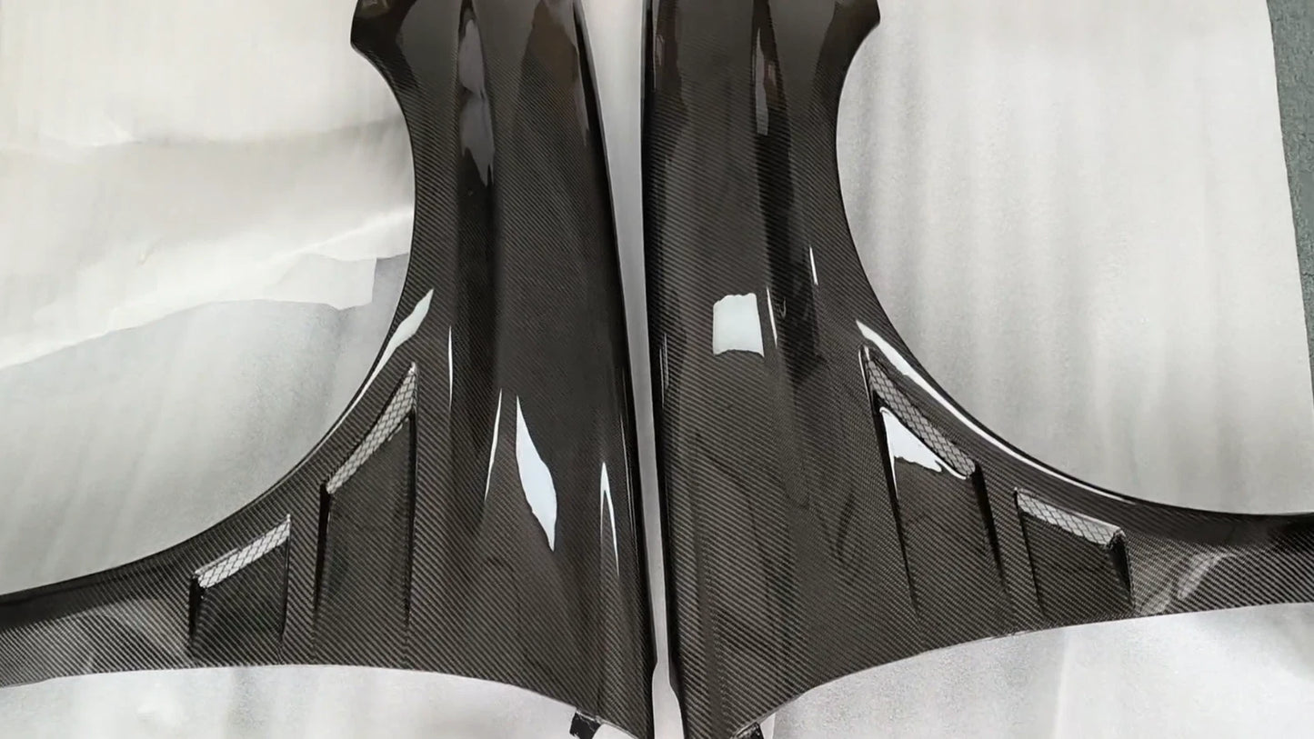 REAL Carbon Fiber Front Side Fenders for Subaru Impreza WRX STI Sedan 2004-2005