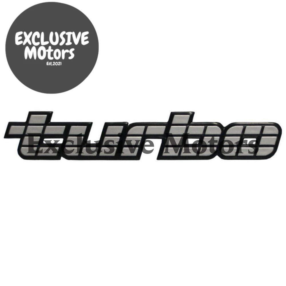 TURBO BADGE for VL CALAIS (SILVER) - HOLDCOM AUTO PARTS