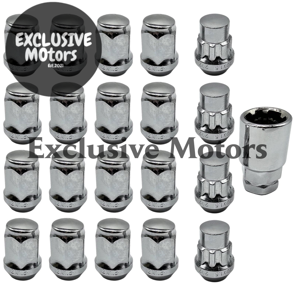 WHEEL NUTS WITH LOCK NUTS + KEY for VB VC VH VK VL VN VP VR VS VT VX VY VZ - HOLDCOM AUTO PARTS
