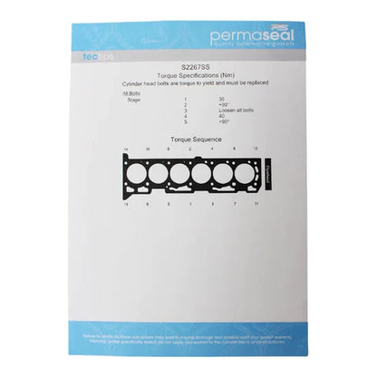 Permaseal Head Gasket for Ford Falcon XR6 BA/BF/FG Barra 4.0L
