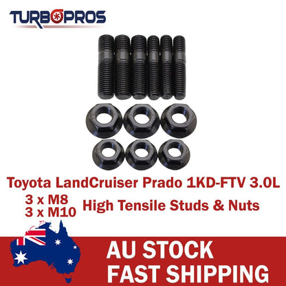 High Tensile Turbo Stud Kit for Toyota Landcruiser Prado 1KD-FTV 3.0L