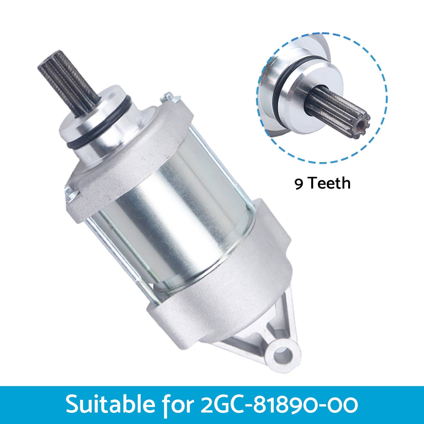 Starter Motor Suitable for Yamaha WR450F 2GC-81890-00 YZ450FX YZ450 16-18 WR450-1