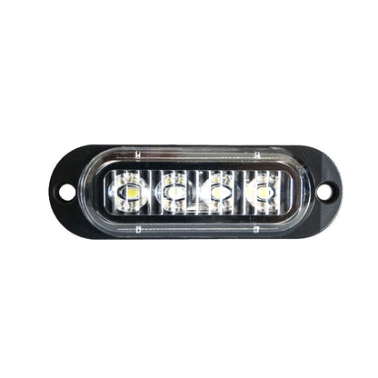 White 4LED Clearance Side Marker Light Suitable For Truck, Trailer & Caravan-4