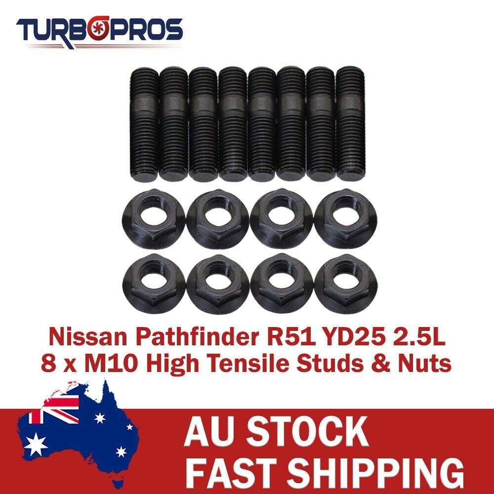 High Tensile Exhaust Manifold Stud Kit for Nissan Pathfinder R51 YD25 2.5L
