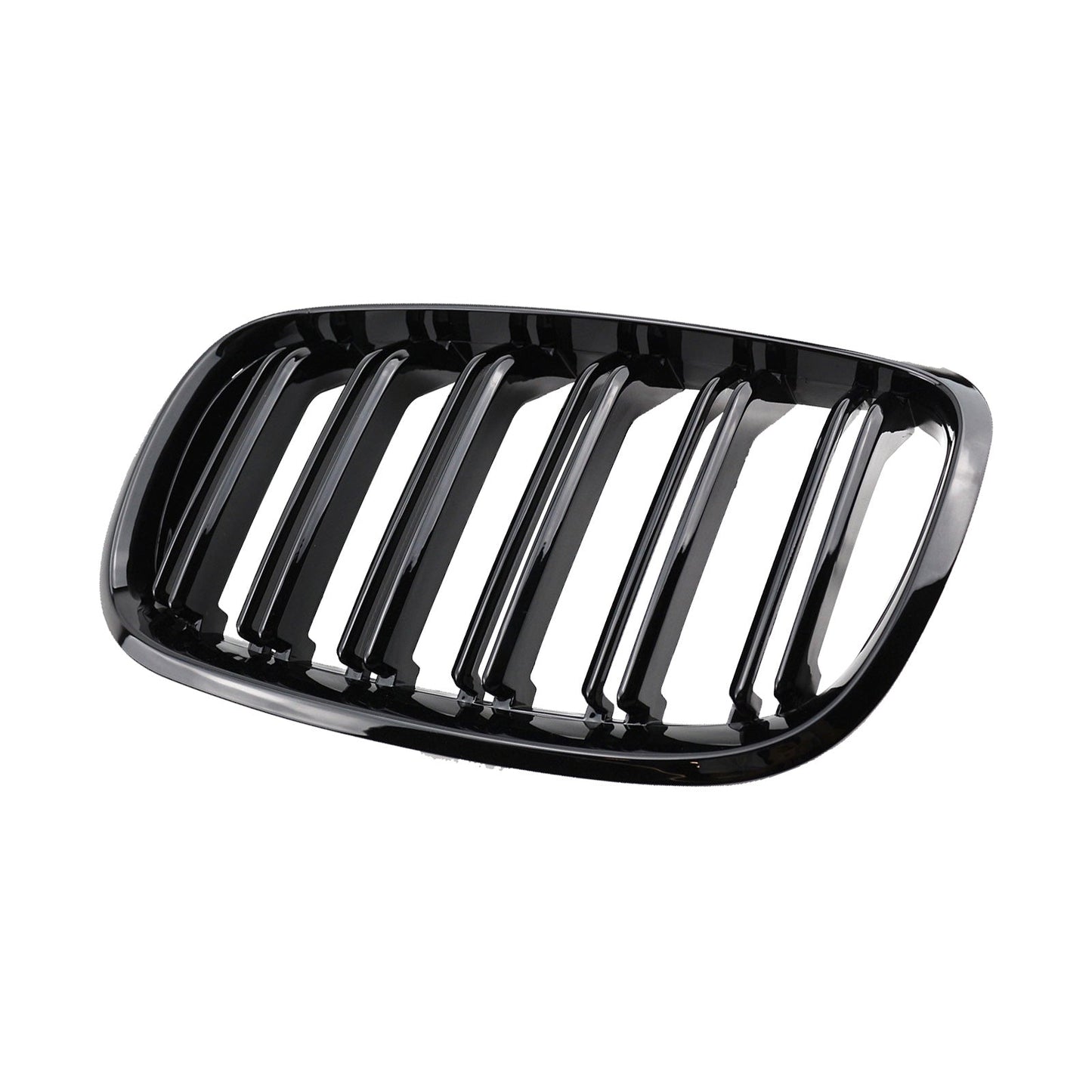 2x Front Grill Grille Gloss Black Suitable For BMW E70 X5 / E71 X6 2007-2013-3