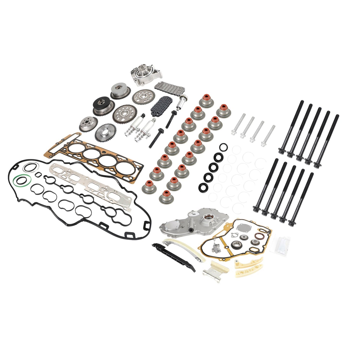Timing Chain Kit & Oil Pump Solenoid for Buick Lacrosse Equinox Terrain G6 2.4L 2010