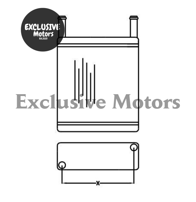 Ford Cortina MK3-4 1970-1980 Heater Core