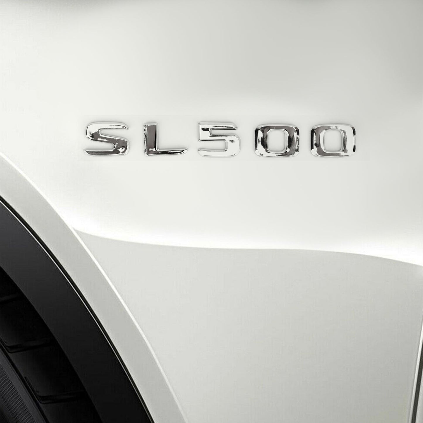 Trunk Emblem Chrome SL500 for Mercedes SL R230/R231 (2001-2020)