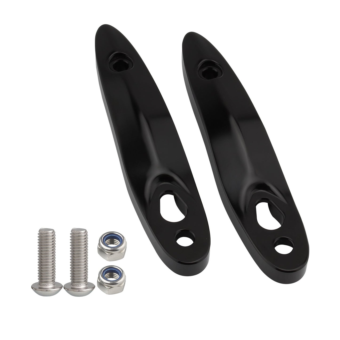 Turn Signal Extension Bracket License Plate Relocation Kit Fit for Softail 00-23 Generic