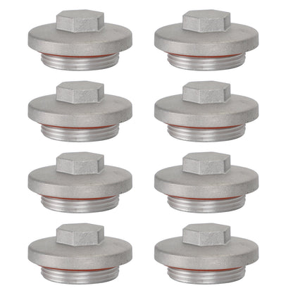 8x Valve Adjuster Cover Cap O-Ring For Suzuki QuadRunner LT LT-F 125 160 185 230 Generic