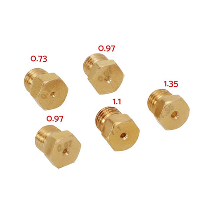 5x Burner Gas Jets & Nozzles Set Suitable For Natural Gas & LPG Hob Conversion-2
