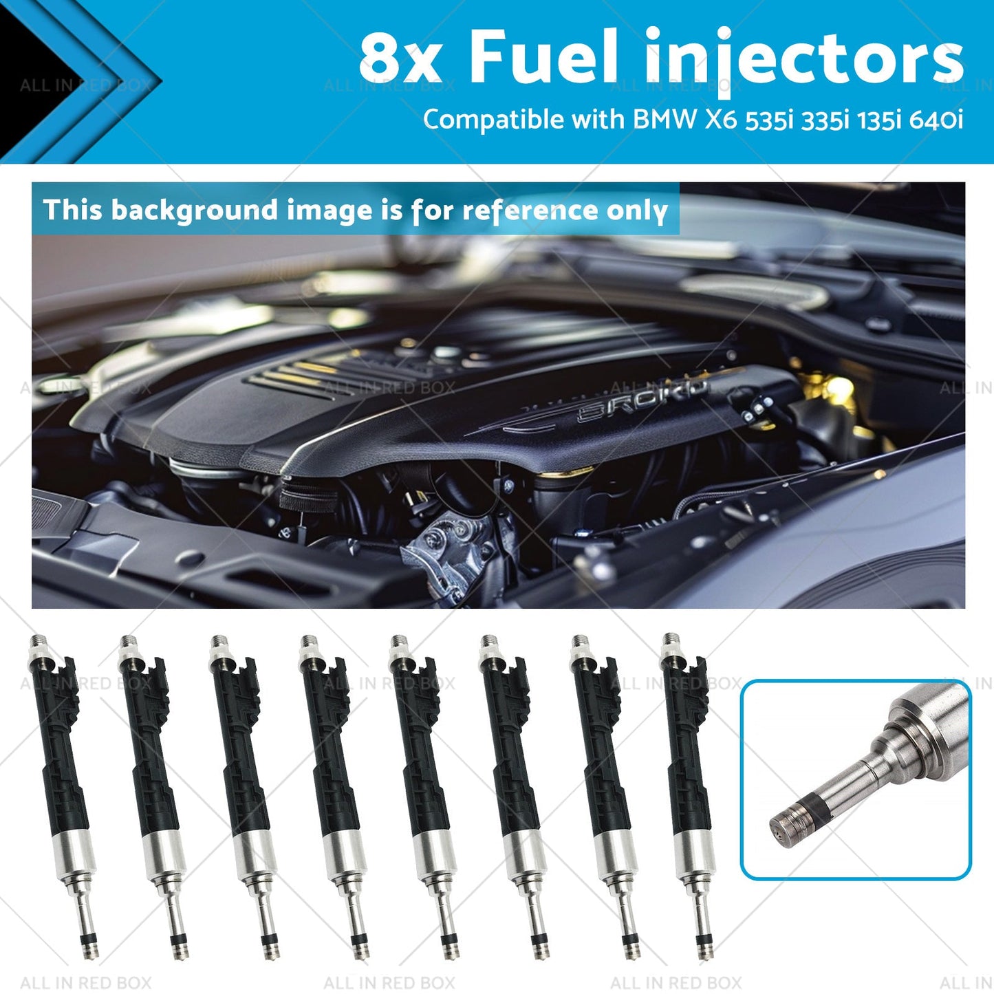 Fuel Injectors 3.0L for BMW X6 535i 335i 135i 2007-2013