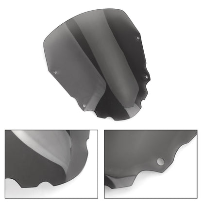 1x Short 4mm Motorcycle Windscreen Windshield for Kawasaki KLR650 2008-2014 Generic