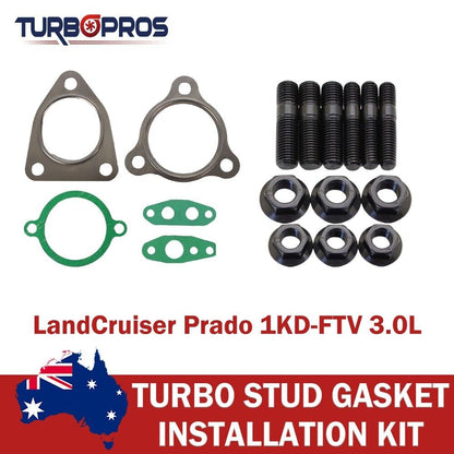 Turbo Installation Stud & Gasket Kit for Toyota Landcruiser Prado 1KD-FTV 3.0L