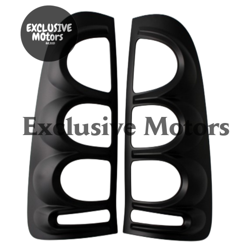 Taillight Covers Matte Black for Toyota Hilux Vigo (2005-2012)