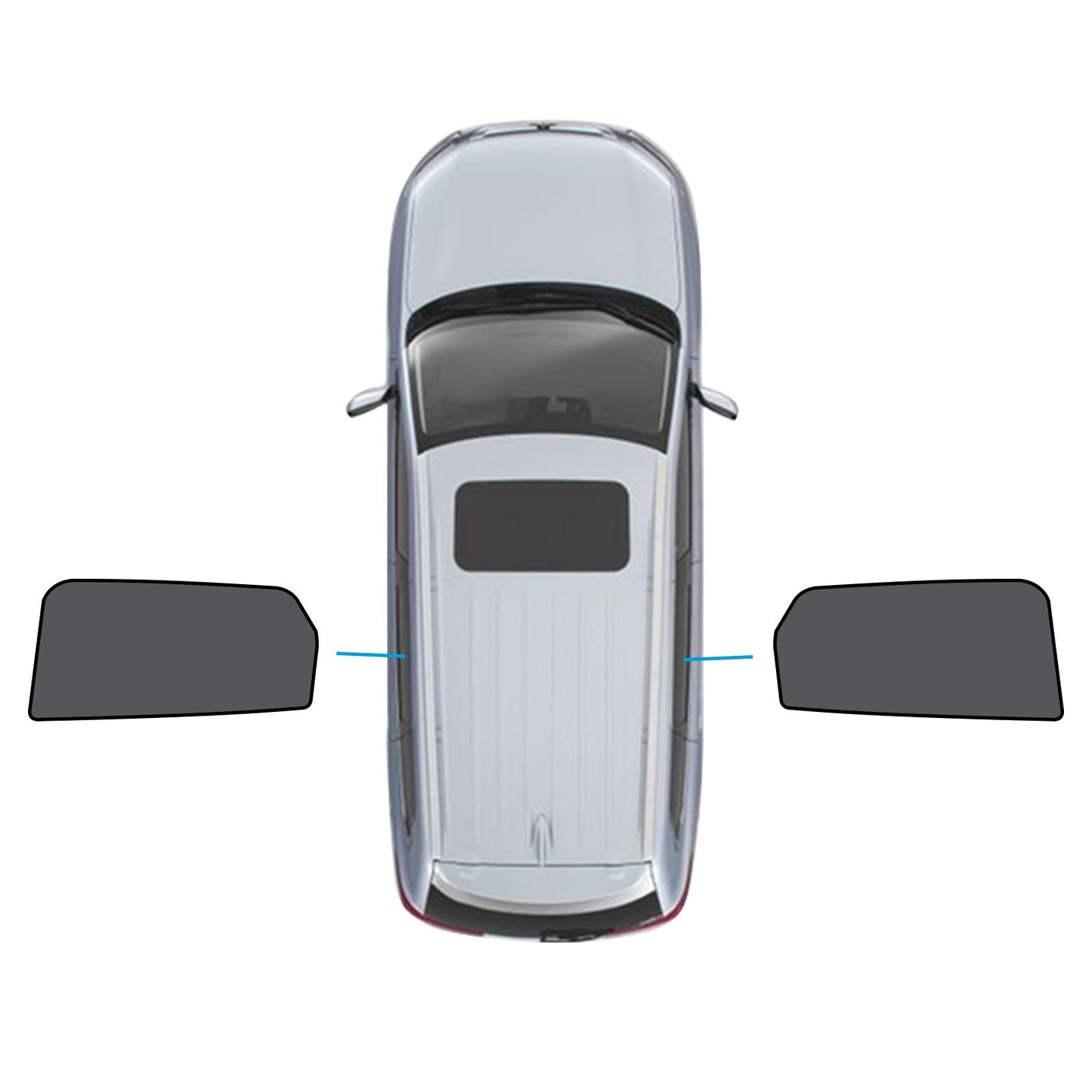 2x Rear Car Window Sun Shades Suitable For Mazda CX-9 2016-2025 UV Protection-0