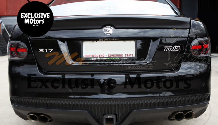 Rear Boot Bobtail Spoiler for Holden VE Commodore 2006-2013 Black