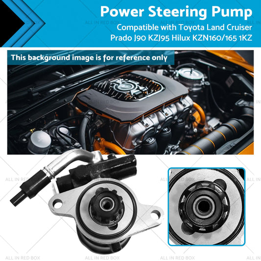 Power Steering Pump for Toyota Land Cruiser Prado J90 Hilux KZN160 1996-2002