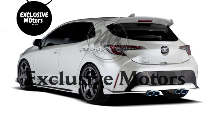 Blitz  Rear Diffuser Lip for Toyota Corolla Hatch 2018-2022