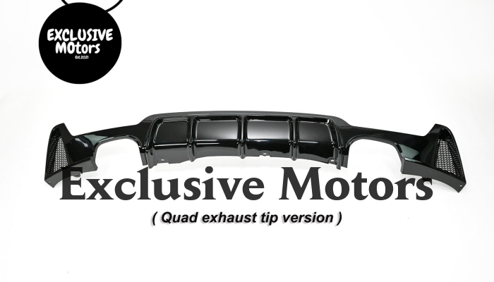 Rear Bumper Diffuser Twin Exhaust for BMW 4 Series F32 F33 F36 2013-2020