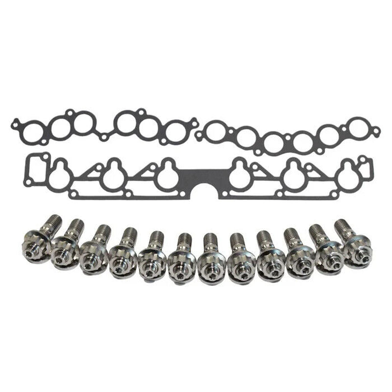 Permaseal Intake Manifold Titanium Stud & Gasket Kit for Holden Calais VL 3.0L