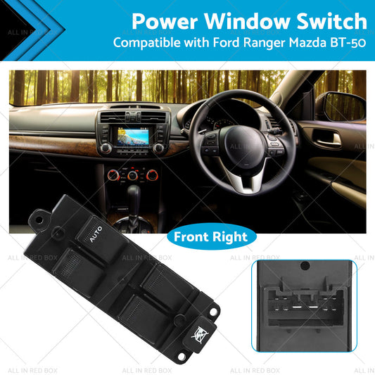 Power Window Switch 10 Pin for Ford Ranger Mazda BT-50 (2006-2012)