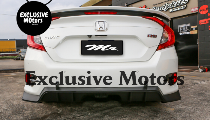 Type-R Rear Bumper Diffuser Lip for Honda Civic Sedan 2016-2021
