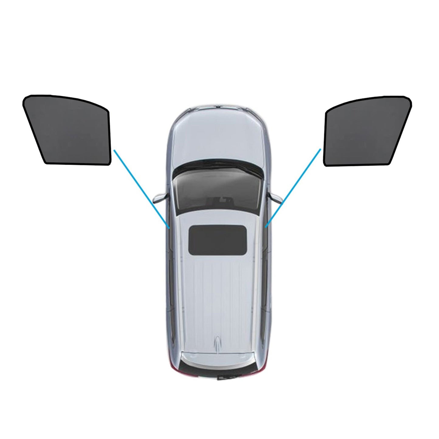 Magnetic Mesh Sun Shades for BMW X3 F97 2017-2023