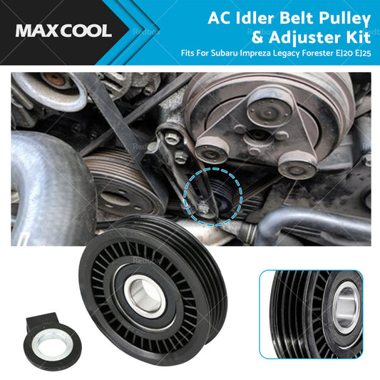 AC Idler Belt Pulley Adjuster Kit for Subaru Impreza Legacy Forester 1990-2014