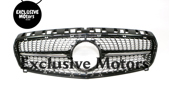 Diamond Star Front Bumper Grille for Mercedes A-Class W176 2012-2015
